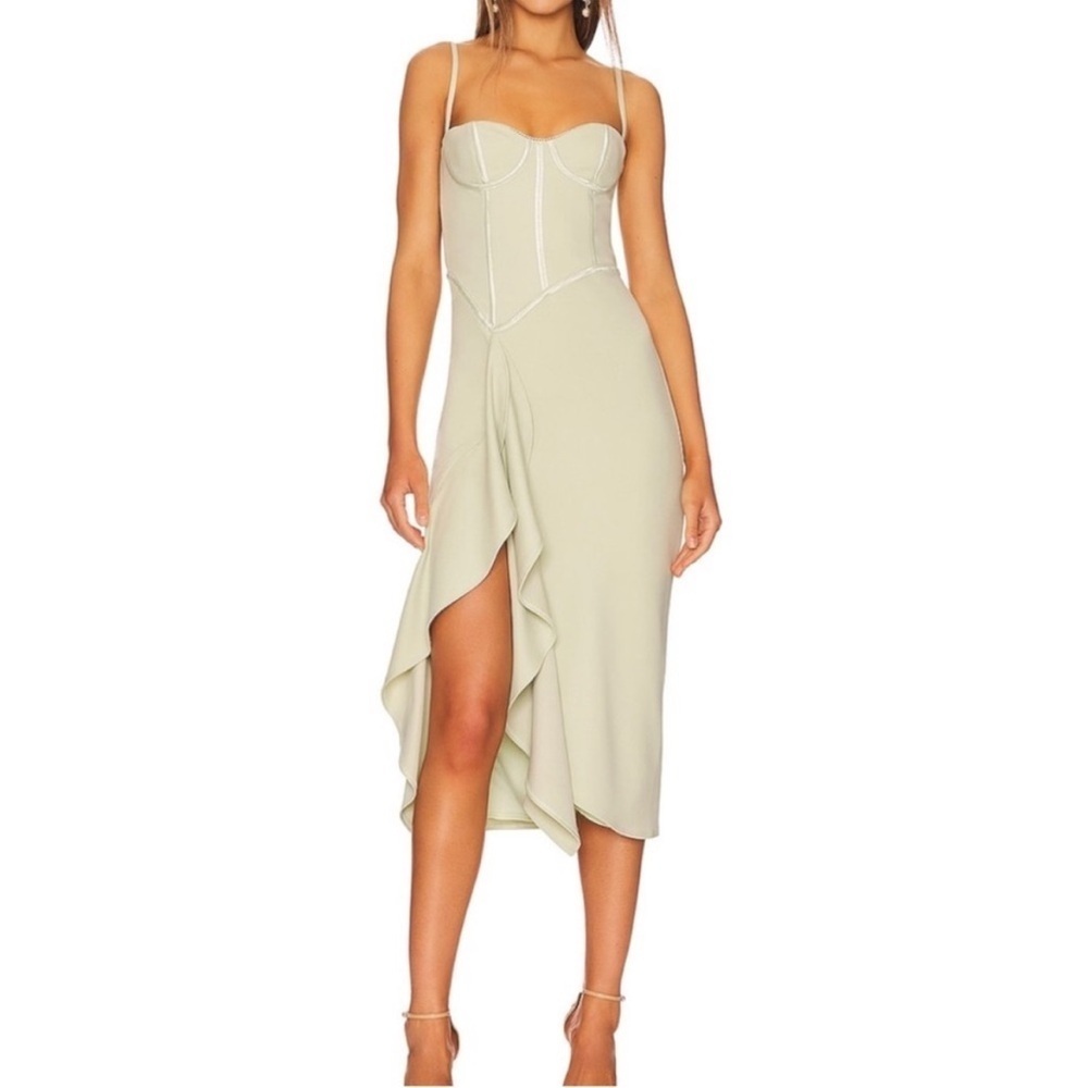 NWT Katie May Douzen Dress Sage